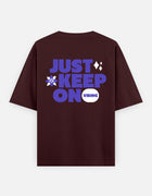 Just Keep On Vibing – Oversized T-Shirt