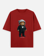 Rizz Bear Tux Vibes – Oversized T-Shirt