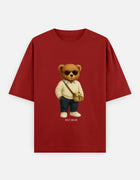 Rizz Bear Preppy Cool – Oversized T-Shirt