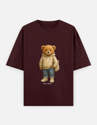 Rizz Bear College Drip – Oversized T-Shirt
