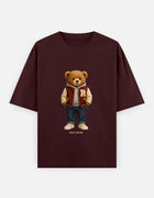 Rizz Bear Varsity Vibe – Oversized T-Shirt