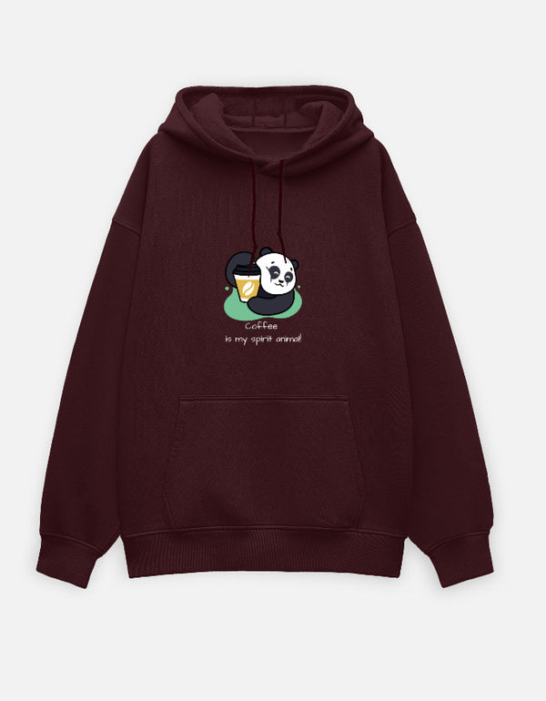Coffee Is My Spirit Animal – Oversized Hoodie