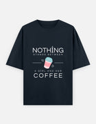 Girl & Her Coffee β Oversized T-Shirt