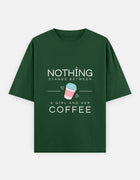 Girl & Her Coffee β Oversized T-Shirt