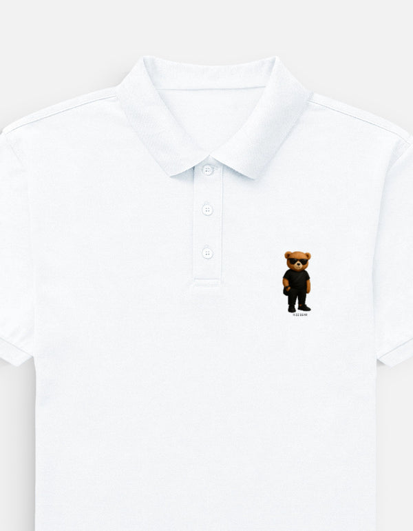 Rizz Bear Blackout – Polo T-Shirt