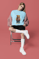 Rizz Bear Varsity Vibe – Oversized T-Shirt
