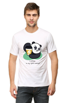 Caffeinated Panda T-Shirt – Men's Regular Fit