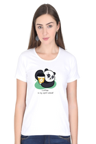 Caffeinated Panda Tee – Women's Regular Fit