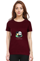 Caffeinated Panda Tee – Women's Regular Fit