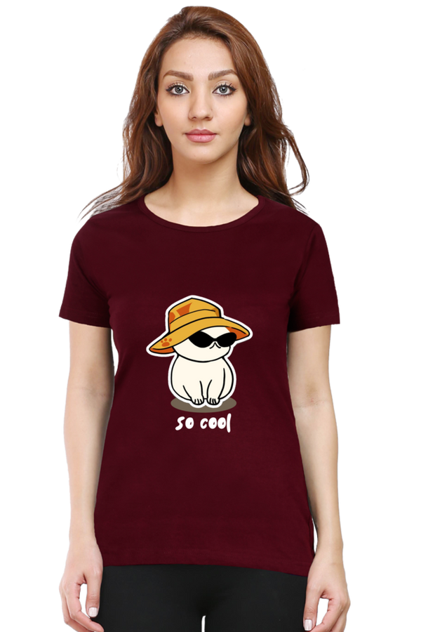 So Cool Cute Cat Tee – Women's Regular Fit