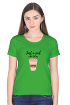 Just a Girl Who Likes Coffee Tee – Women's Regular Fit