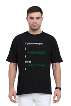 Coffee & Code - Oversized T-Shirt