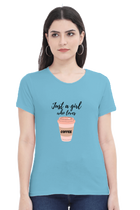 Just a Girl Who Likes Coffee Tee – Women's Regular Fit