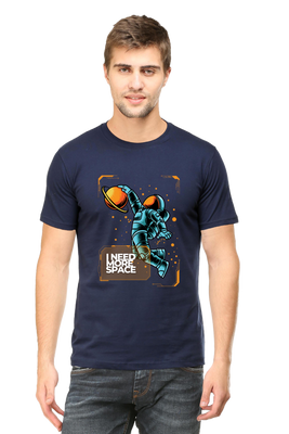 Regular fit t-shirt with astronaut dunking a planet graphic