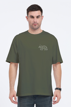 Abstract Bear - Oversized T-Shirt