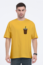 Coffee Glass - Oversized T-Shirt