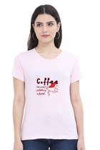 Coffee Coz Adulting is Hard Tee – Women's Regular Fit