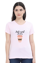 Just a Girl Who Likes Coffee Tee – Women's Regular Fit