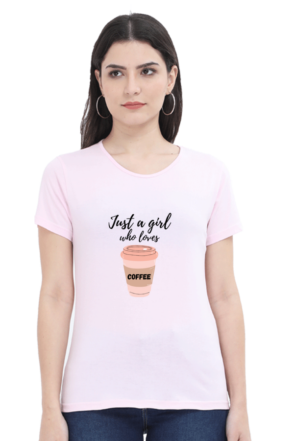 Just a Girl Who Likes Coffee Tee – Women's Regular Fit