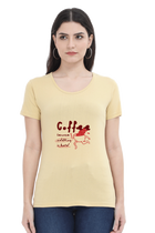 Coffee Coz Adulting is Hard Tee – Women's Regular Fit