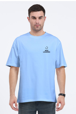 A loader graphic with the text Rizz Loading written on the chest pocket area – Oversized T-shirt by Rizz Studio
