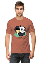 Caffeinated Panda T-Shirt – Men's Regular Fit