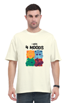 My 4 Moods - Oversized T-Shirt