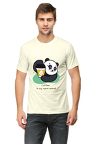Caffeinated Panda T-Shirt – Men's Regular Fit