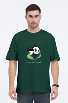 Caffeinated Panda - Oversized T-Shirt