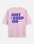 Just Keep On Vibing – Oversized T-Shirt