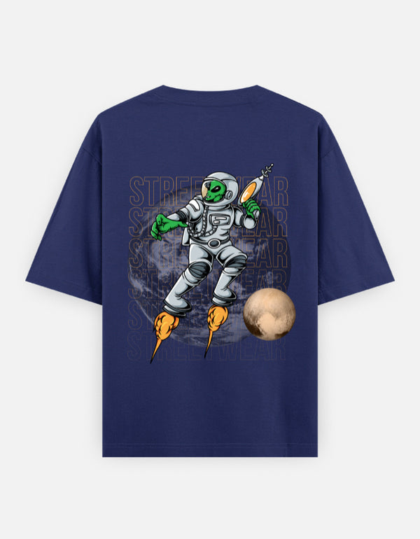 Streetwear Alien Astronaut – Oversized T-Shirt
