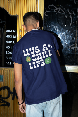 Live a Chill Life – Oversized T-Shirt