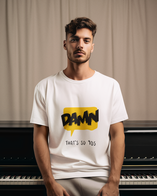 Damn. – Comic Pop Graphic Oversized T-Shirt
