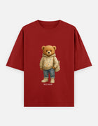 Rizz Bear College Drip – Oversized T-Shirt