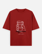 Coffee Now, Wine Later – Oversized T-Shirt