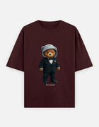 Rizz Bear Tux Vibes – Oversized T-Shirt
