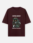 COFFEE BOOST – Oversized T-Shirt