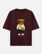 Rizz Bear Preppy Cool – Oversized T-Shirt