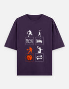 Basketball Routine Icons – Oversized T-Shirt