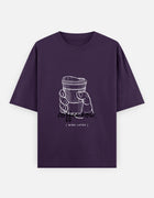 Coffee Now, Wine Later – Oversized T-Shirt