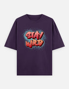 Stay Wild – Oversized Graffiti T-Shirt