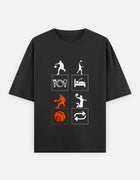 Basketball Routine Icons – Oversized T-Shirt