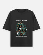COFFEE BOOST – Oversized T-Shirt