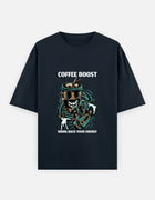 COFFEE BOOST – Oversized T-Shirt
