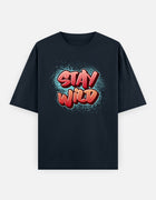 Stay Wild – Oversized Graffiti T-Shirt