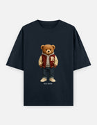 Rizz Bear Varsity Vibe – Oversized T-Shirt