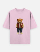Rizz Bear Varsity Vibe – Oversized T-Shirt