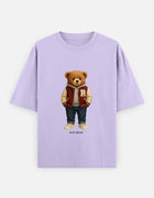 Rizz Bear Varsity Vibe – Oversized T-Shirt