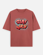 Stay Wild – Oversized Graffiti T-Shirt