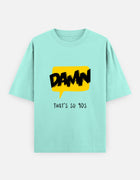 Damn. – Comic Pop Graphic Oversized T-Shirt